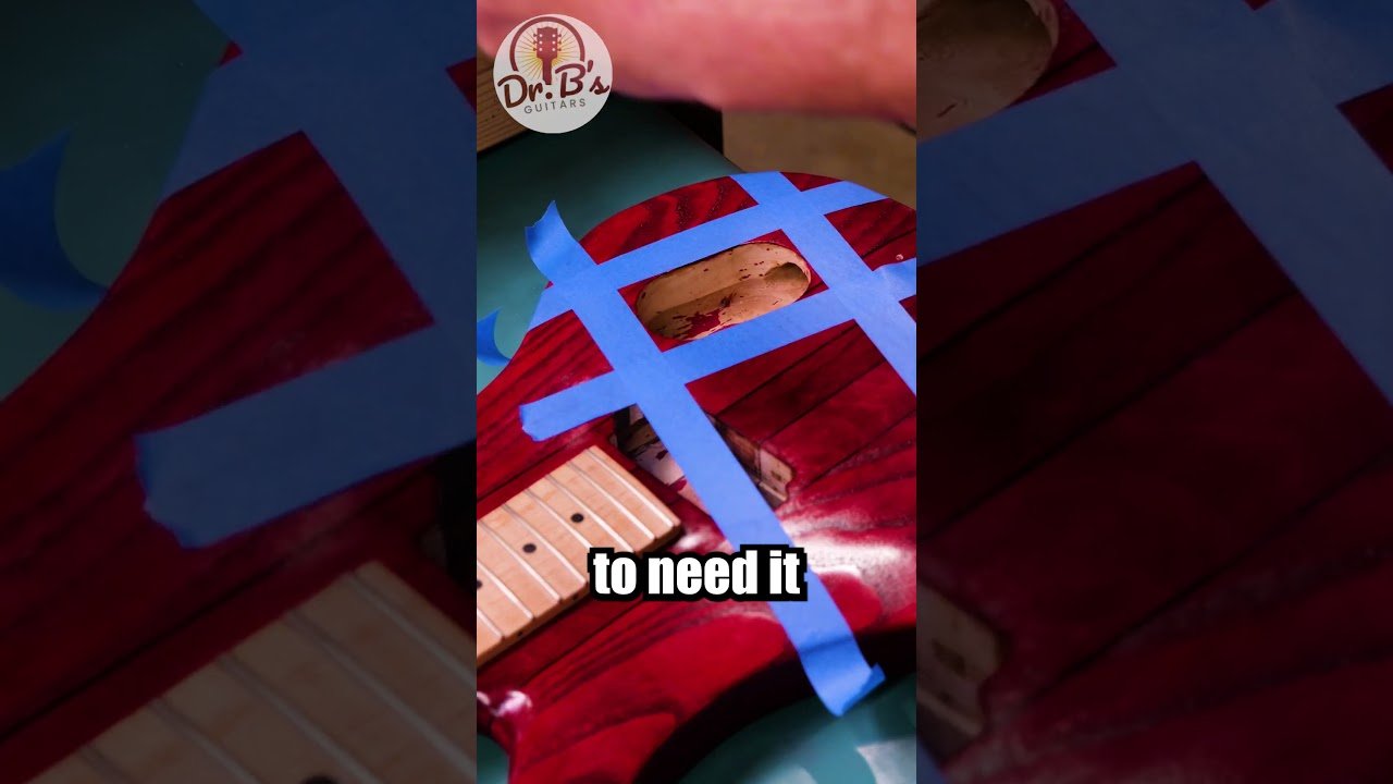 Marking Openings on your custom Pickguard Template